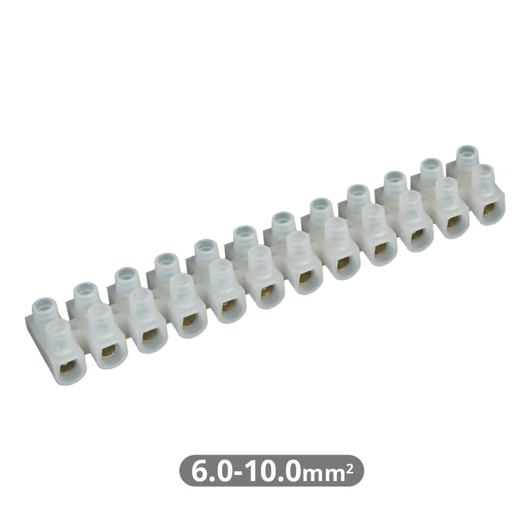 10pcs kit of terminal blocks 10mm2 connection Natural Garsaco